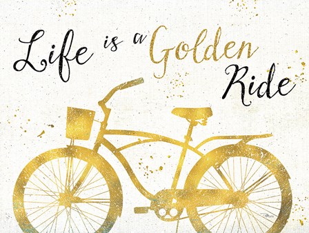 Golden Ride III by Pela Studio art print