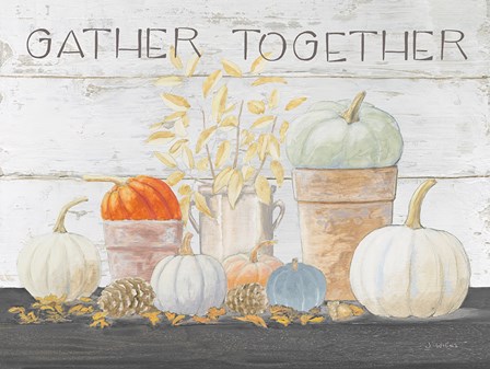Beautiful Bounty - Gather Together by James Wiens art print