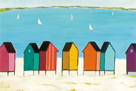 Cabanas I by Phyllis Adams art print
