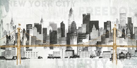 New York Skyline II by Avery Tillmon art print
