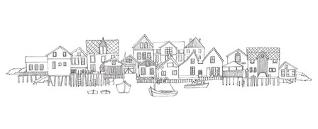 Nordic Village I by Avery Tillmon art print