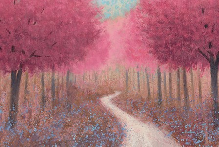Forest Pathway Spring by James Wiens art print