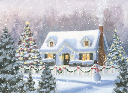 Home for Christmas by James Wiens art print
