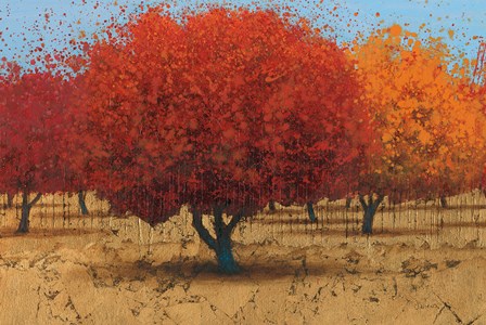 Orange Trees II by James Wiens art print