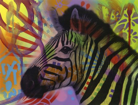 Zebra by Dean Russo- Exclusive art print