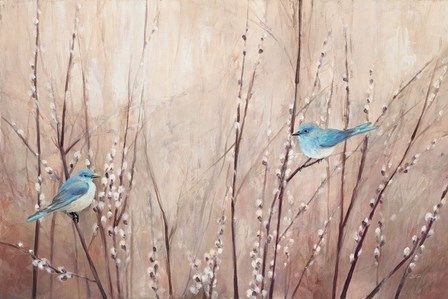 Pretty Birds by Julia Purinton art print