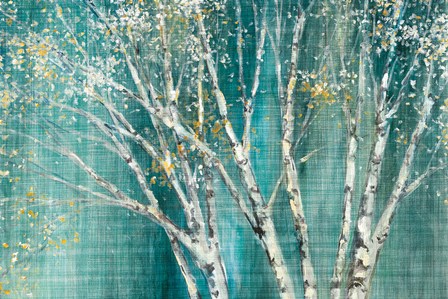 Blue Birch Horizontal by Julia Purinton art print