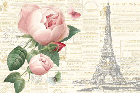 Roses in Paris II by Katie Pertiet art print