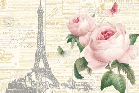 Roses in Paris I by Katie Pertiet art print