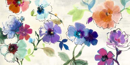 Floral Fantasy by Michelle Clair art print
