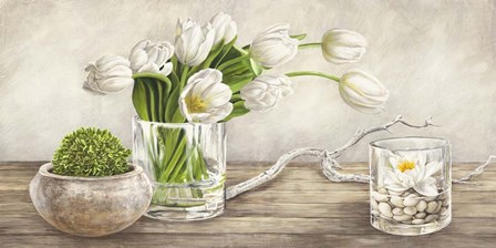 Arrangement with Tulips by Remy Dellal art print