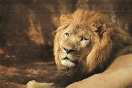 Tribal Lion by Lori Deiter art print