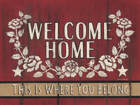 Welcome Home by Linda Spivey art print
