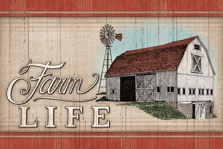 The Farm Life by Deb Strain art print