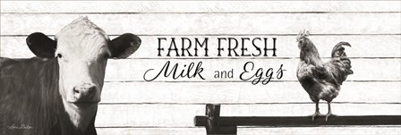 Farm Fresh Milk and Eggs by Lori Deiter art print