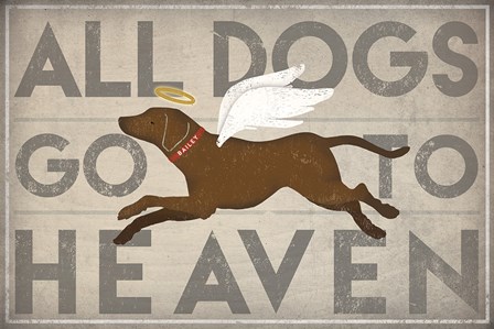 All Dogs Go to Heaven II by Ryan Fowler art print