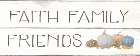 Beautiful Bounty III Faith Family Friends by James Wiens art print