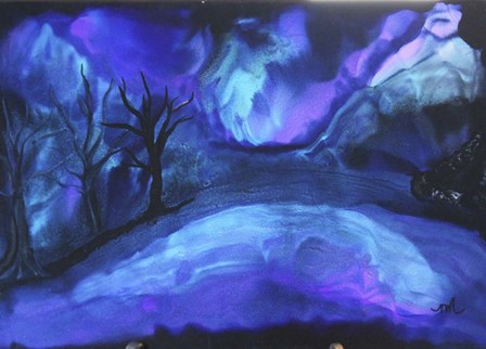 Aroura Lake by Michelle McCullough art print