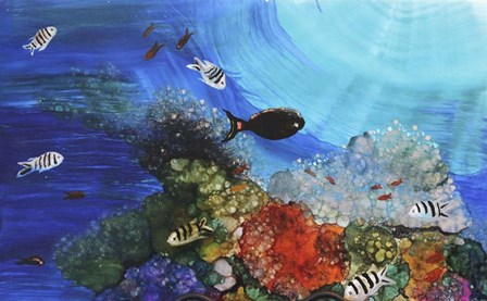 Under The Sea by Michelle McCullough art print