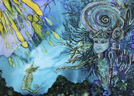 Water Goddess by Michelle McCullough art print