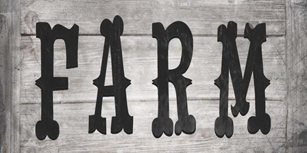 Farm Fresh Farm Sign V1 by LightBoxJournal art print