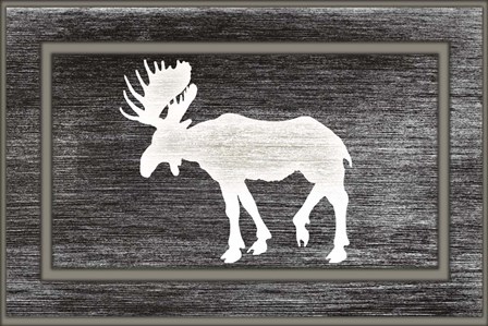 Good Night Moose2 Surface Pattern 12 by LightBoxJournal art print