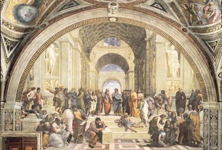 School of Athens by Raphael art print