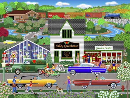 Flowers From The Valley by Mark Frost art print