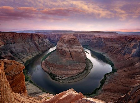 Horseshoe Bend Dusk by Mike Jones Photo art print