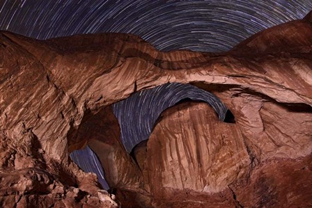 Star Trails Diminishing by Mike Jones Photo art print