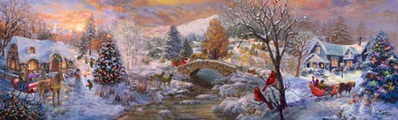 To Grandma&#39;s House We Go by Nicky Boehme art print