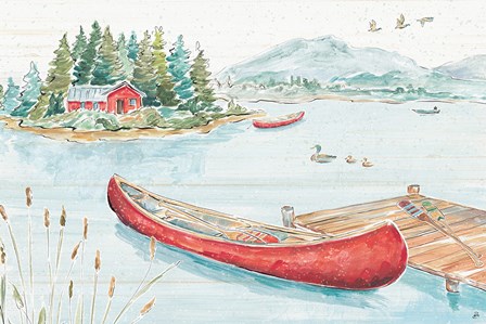 Lake Moments II by Daphne Brissonnet art print