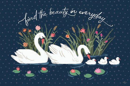 Swan Lake I by Janelle Penner art print