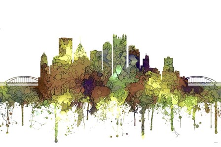 Pittsburgh Pennsylvania 2 - Safari Buff by Marlene Watson art print