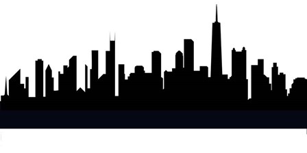 Chicago - B&amp;W by Marlene Watson art print