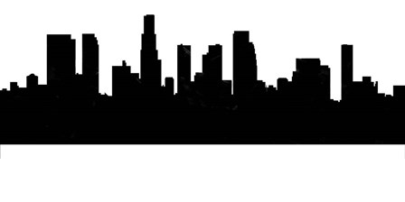 Los Angeles - B&amp;W by Marlene Watson art print