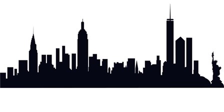 New York - B&amp;W by Marlene Watson art print