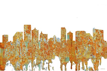 Atlantic City NJ - Rust by Marlene Watson art print