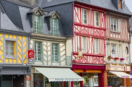 Timber Framed Shops by Cora Niele art print