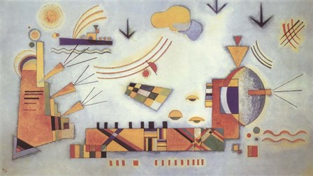 Milder Vorgang, 1928 by Wassily Kandinsky art print