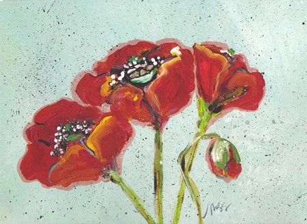 Poppies III by Molly Susan Strong art print
