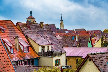 Red Roofs of Rothenburg I by Ramona Murdock art print