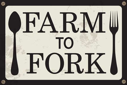 Farm to Fork by ND Art &amp; Design art print