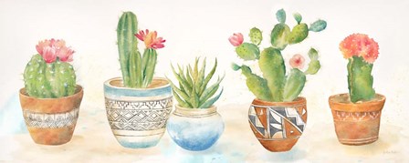 Cactus Pots by Cynthia Coulter art print