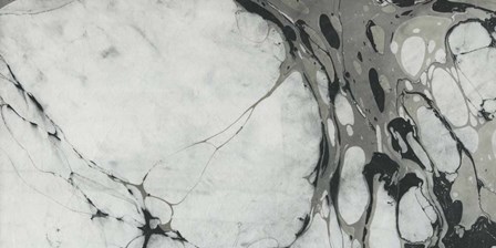 Black and White Marble Panel Trio I by Nancy Green Design art print