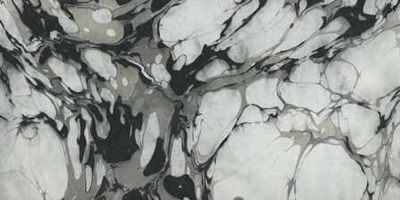 Black and White Marble Panel Trio III by Nancy Green Design art print