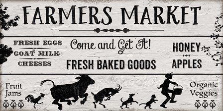 Farmers Market-B by Jean Plout art print