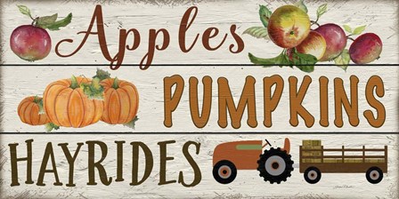 Hayrides-A by Jean Plout art print