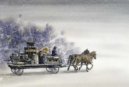 Against the Wind by John Morrow art print