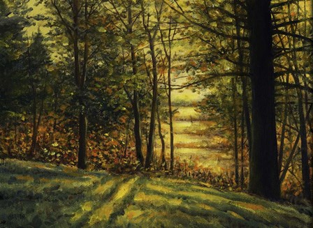 Autumn Light by John Morrow art print